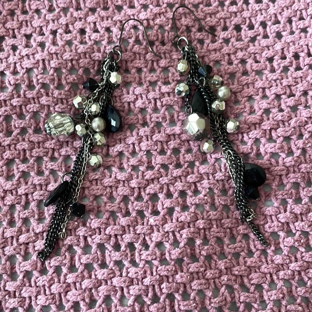 Dangly sparkly earrings